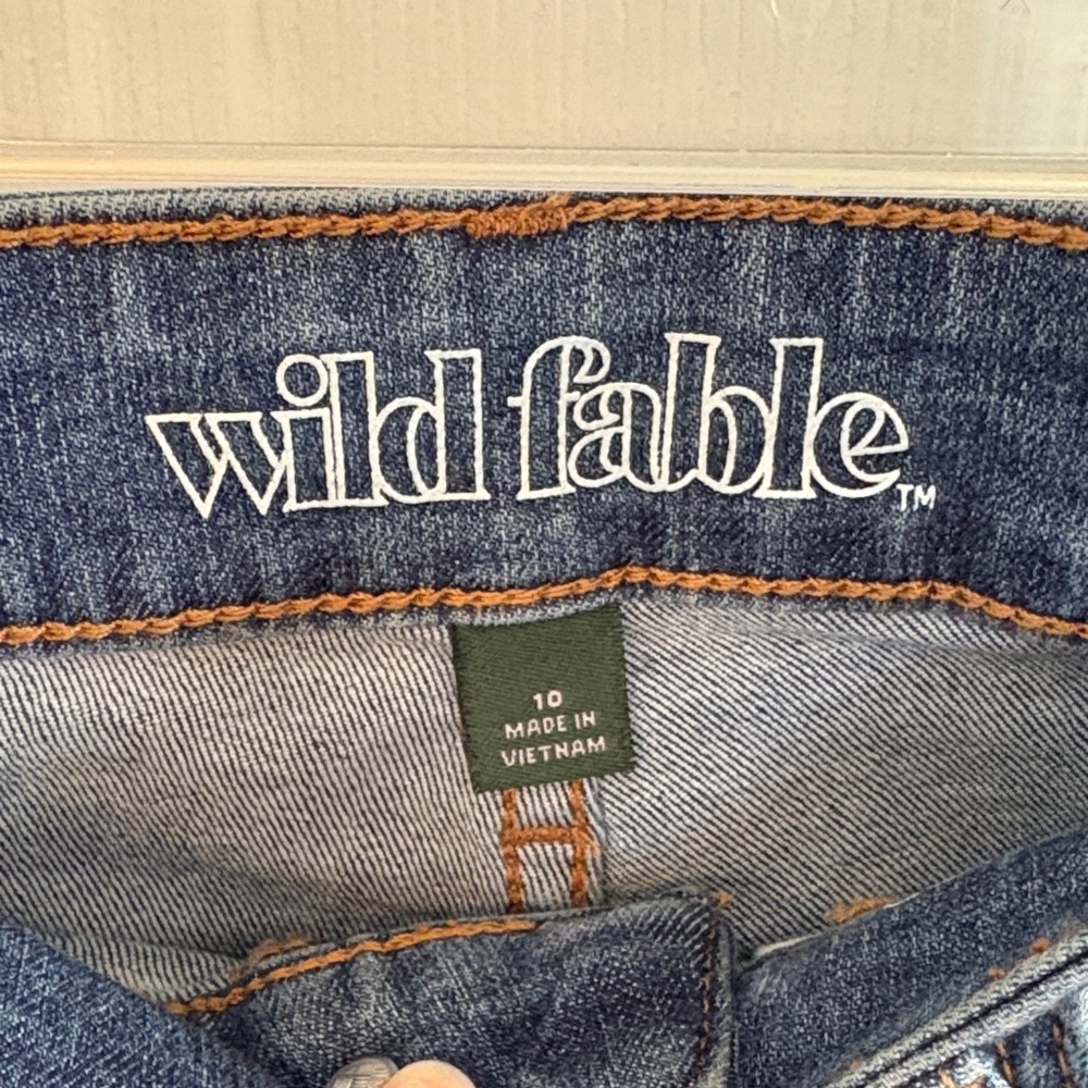 Wild Fable Blue Distressed Skinny Jeans - Picture 2 of 5